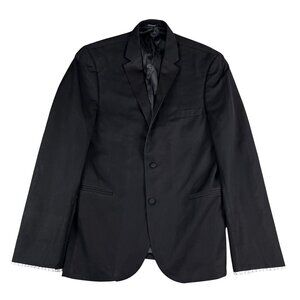Vera Wang Black Mens Slim Fit Super 130s Black Tuxedo Jacket Sz 42R